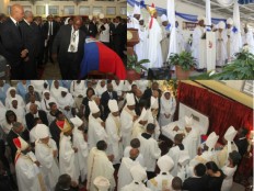 Haiti - Religion : Last tribute to Mgr. Ligondé