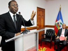 Haiti - Politic : Installation of the new Minister of Finance, Wilson Laleau