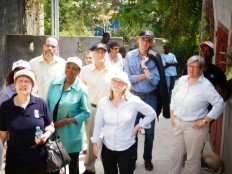 Haiti - Politic : 7 «Political Champions» visited Jean-Baptiste