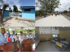 Haiti - Reconstruction : End of tour of Ecuadorian President Rafael Correa