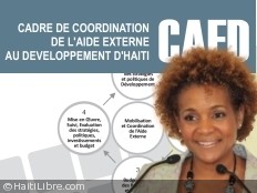 Haiti - Reconstruction : Michaëlle Jean participates in the meeting of the CAED