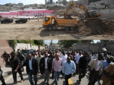 Haiti - Reconstruction : President Martelly visited construction sites