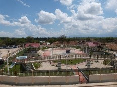 Haiti - Reconstruction : The President Martelly inaugurated the Public Square of Pignon