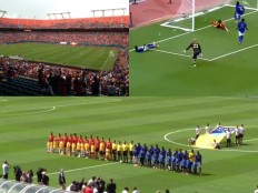 Haiti - Football : Honourable match of Grenadiers against Spain 2-1