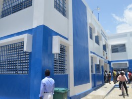 Haiti - Reconstruction : New police station of Léogâne