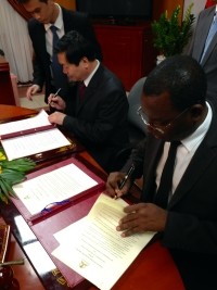 Haiti - Economy : Signing of a framework agreement Vietnam Haiti