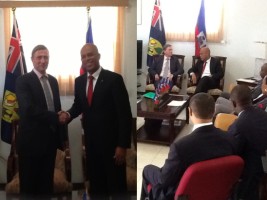 Haiti - Politic : Official visit of the Governor of TCI
