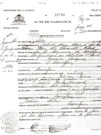 Haiti - Social : Haitian birth certificate available, in the  4 consulates of Haiti in DR