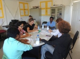 Haiti - Reconstruction : Meeting around the work of the municipal complex of Jacmel