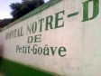 Haiti - Health : Malfunctioning at Notre-Dame Hospital in Petit-Goâve