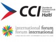 Haiti - Montreal : 4th edition of the International Forum
