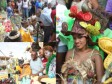Haiti - Culture : Evans Paul and several ministers at the Carnival of Jacmel