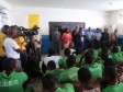 Haiti - Politic : School visit of PM to the Cabaret prison and CERMICOL