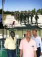 Haiti - Army : The Commander-in-Chief of the army visits the Léogâne Base