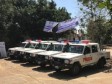 Haiti - Security : USA and IOM donate vehicles to PoliFront