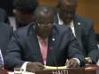 Haiti - Politic : Chancellor Edmond's intervention at the UN Security Council