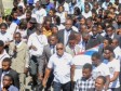 Haïti - Politique : Les funérailles du Journaliste Néhémie Joseph, finissent en manifestation au moins 7 blessés