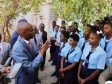 Haïti - Politique : Moïse en visite sur le site du futur Lycée Jean-Jacques Dessalines
