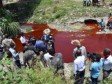 Haiti - Environment : The Rivière Grise suddenly turns red