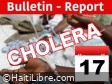 Haiti - Cholera : Daily bulletin #154