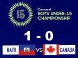Haiti - FLASH : Our Grenadiers winners against Canada [1-0] are qualified for the semi-final