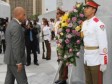 Haiti - Politic : The President Martelly in Cuba pays tribute to the Haitians heroes
