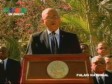 Haïti - Social : Hommage du couple présidentiel + Discours du Président