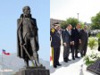 Haiti - Social : Floral offering in memory of Toussaint Louverture