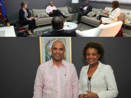 Haiti - Education : Meeting Lamothe - Michaëlle Jean to improve the PSUGO