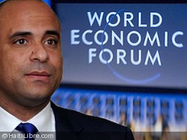 Haiti - Politic : 44th World Economic Forum, the Prime Minister at work