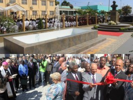 Haiti - Politic : President Martelly inaugurates the Jose Marti Square in Cap-Haitien