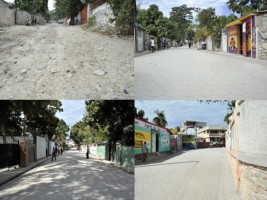 Haiti - Politic : New road infrastructure in Mahotière 75 (Carrefour)