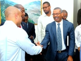 Haiti - Politic : The Secretary of State for Planning, Michel Présumé takes office