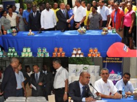 Haiti - Economy : Laurent Lamothe visited the national manufacturer of paintings MATPAR