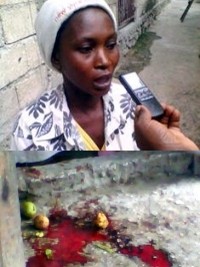 Haiti - Security : Edith Pierre, the mother of 8 months old baby stabbed, tells the drama