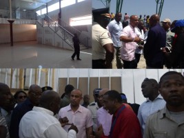 Haiti - Politic : Inspection visit of Prime Minister to Cap-Haitien International Airport