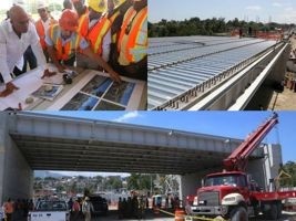 Haïti - Reconstruction : Le Président Martelly visite le chantier du viaduc de Delmas