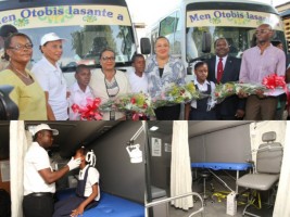 Haiti - Health : First mobile clinic in schools