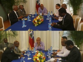 Haiti - Politic : First day of dialogue with President Martelly