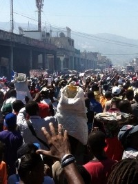 Haiti - Politic : Big demonstration Fanmi Lavalas