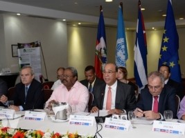 Haiti - Environment: Caribbean Biological Corridor, signature of a tripartite agreement