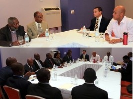 Haiti - Politic : President Martelly dialogue with the moderate opposition...