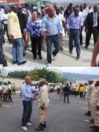 Haïti - Reconstruction : Le Président Martelly au Wharf Jérémie et au nouveau local du CIMO