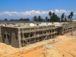 Haiti - Health : Visit of the construction site of the Hospital Simbi Continental