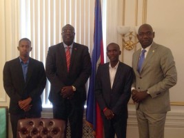 iciHaiti - Politic : A delegation of Youth Government received at the OAS