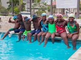 iciHaïti - Social : Succès du programme de natation pour handicapés