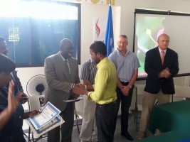 iciHaiti - Sports : Awarding of certificates to 30 lifeguards