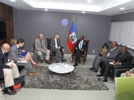 iciHaïti - Politique : Evans Paul reçoit David Mckean