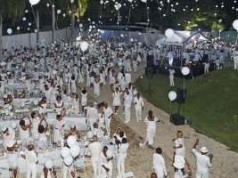 Haiti - Tourism : 3rd edition of White Dinner Haiti in the gardens of Mupanah
