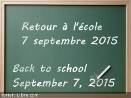 Haiti - Education : New school year 2015-2016 in figures